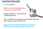 Unconstrained elbow arthroplasty